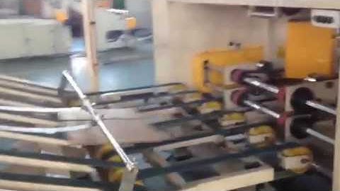 Automatic carton box stitcher and gluer machine  HUAYU MACHINE