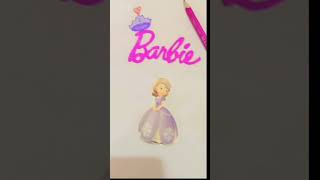 A sofia doll drawing #viralvideo#myart#sofia