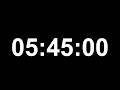 5 Hour 45 Minute Focus Timer (No Music) | Deep Work | Study Session | Countdown Timer | Black Screen