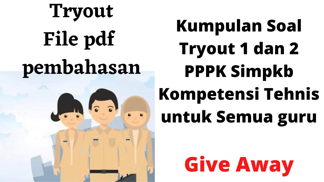 KUMPULAN 50 SOAL TRYOUT SIMPKB KOMPETENSI TEHNIS PEDAGOGI,  LATIHAN SOAL DAN FILE