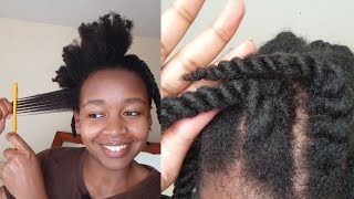 Hair Growth Challenge #3:How to Detangle Natural Hair,Prevent Breakage,Nourish Scalp for Growth