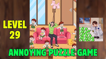 Annoying Puzzle Game Level 29: Find a Way to Get Away from the Kids