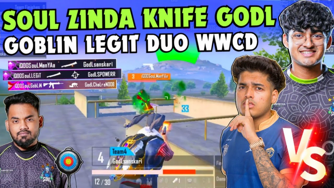 iQOOSouL Nakul Zinda Knife GodL 😳 Goblin vs Jonathan 🔥 SouL Goblin ...