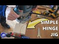 Simple 10 minute hinge jig  hang doors fast easy and professionally