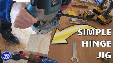 How To Make A Simple Hinge Jig - Set Door Hinges Fast, Easy, and Professionally