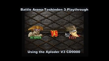 Battle Arena Toshinden 3 Atahua Playthrough using the Xploder V3 CD9000 for Ps1 :D #Playstation #Ps2