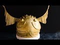 How To Make A Harry Potter Golden Snitch Cake