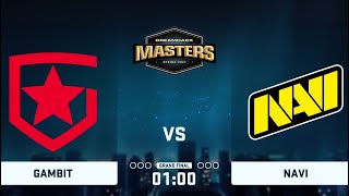 Финал. NAVI vs GAMBIT. DreamHack Masters Spring 2021 by @KVAN & @CEH999