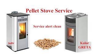 Fixing a Service Error and Cleaning the Kalor Greta 8 Pellet Stove [ENG, DE, Sub]