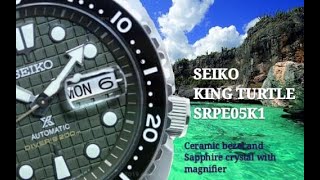 SEIKO | KING TURTLE | Sapphire Crystal with Magnifier and Ceramic Bezel! -  YouTube
