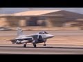 Swedish Saab JAS 39 Gripen Pre-flight & Takeoff
