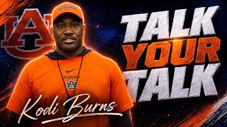 Auburn Football: WR Coach Kodi Burns Talks Receivers  screenshot 5