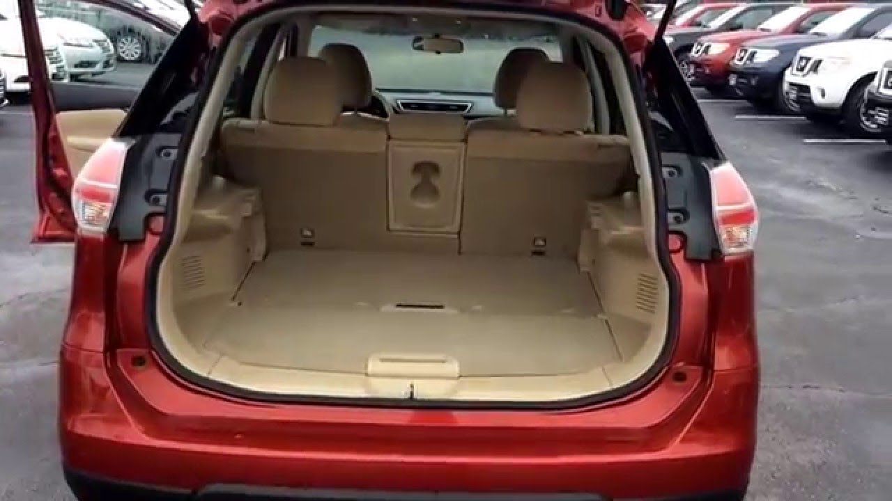 2015 Nissan Rogue S In Cayenne Red With Blond Tan Cloth C1017