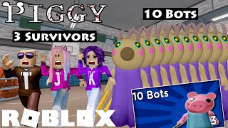 PIGGY 3 VS 10 BOTS! *MAX DIFFICULTY* / Roblox screenshot 5