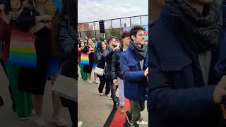 Train Dance At Carnaval Madrid.