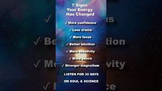 7 Signs Your Energy Has Changed