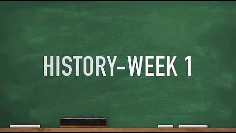 CC Cycle 2 Week 1 History