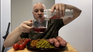 Сардельки мукбанг mukbang eating