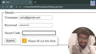 Required Attribute Use | HTML Course Series