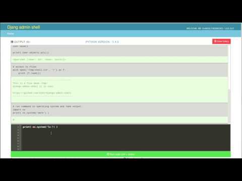django-admin-shell