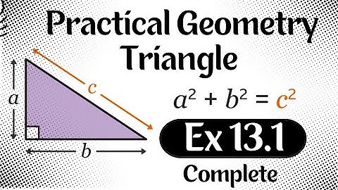 Ex 13.1 Practical Geometry Triangle IX | New Mathematics Book IX Sindh/ Karachi Board | Ex 13.1 