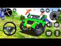 Modified Mahindra Thar😈Games:India Green Thar (Gadi Wala Games) Car Game Android Game - #2026