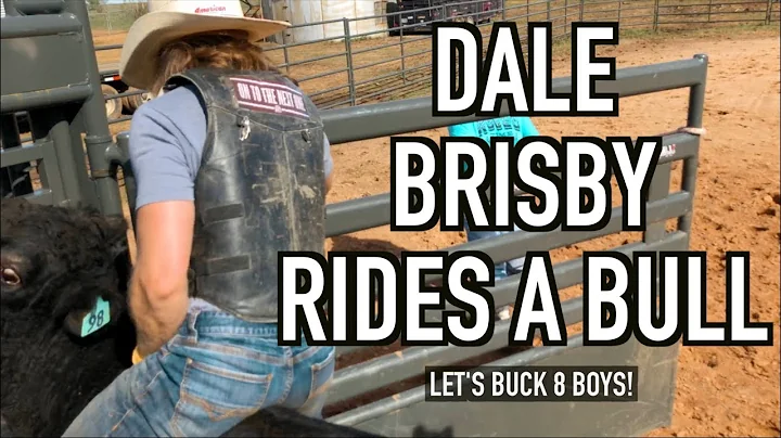 Dale Brisby on a bull - Rodeo Time 105