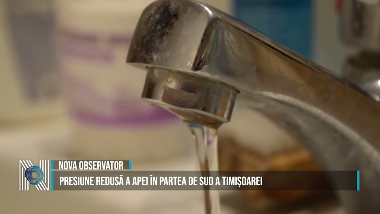 Presiune redusă a apei în partea de sud a Timișoarei