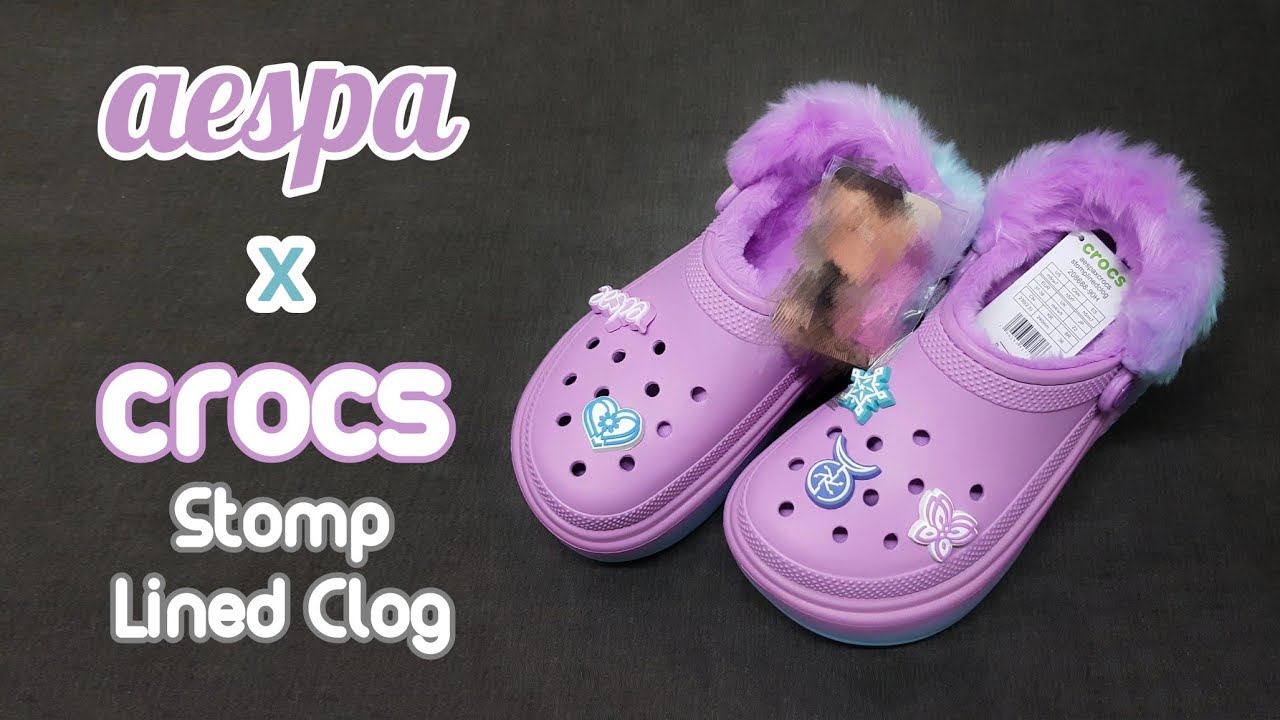 Aespa CROCS STOMP LINED CLOG MLT / 90H-