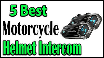 TOP 5 Best Motorcycle Helmet Intercom Review 2025