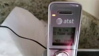 AT&T CORDLESS PHONE - NO LINE - ISSUE RESOLVED