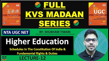 Full KVS MADAAN Series I Higher Education System I Lecture-12 I NTA UGC NET 2023 I By Shubham Tiwari