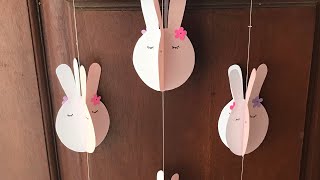 Diy easy wall hanging| paper wall hanging| cute wall hanging for baby room|