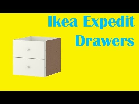 Ikea Kallax Expedit Drawers Put Together Youtube