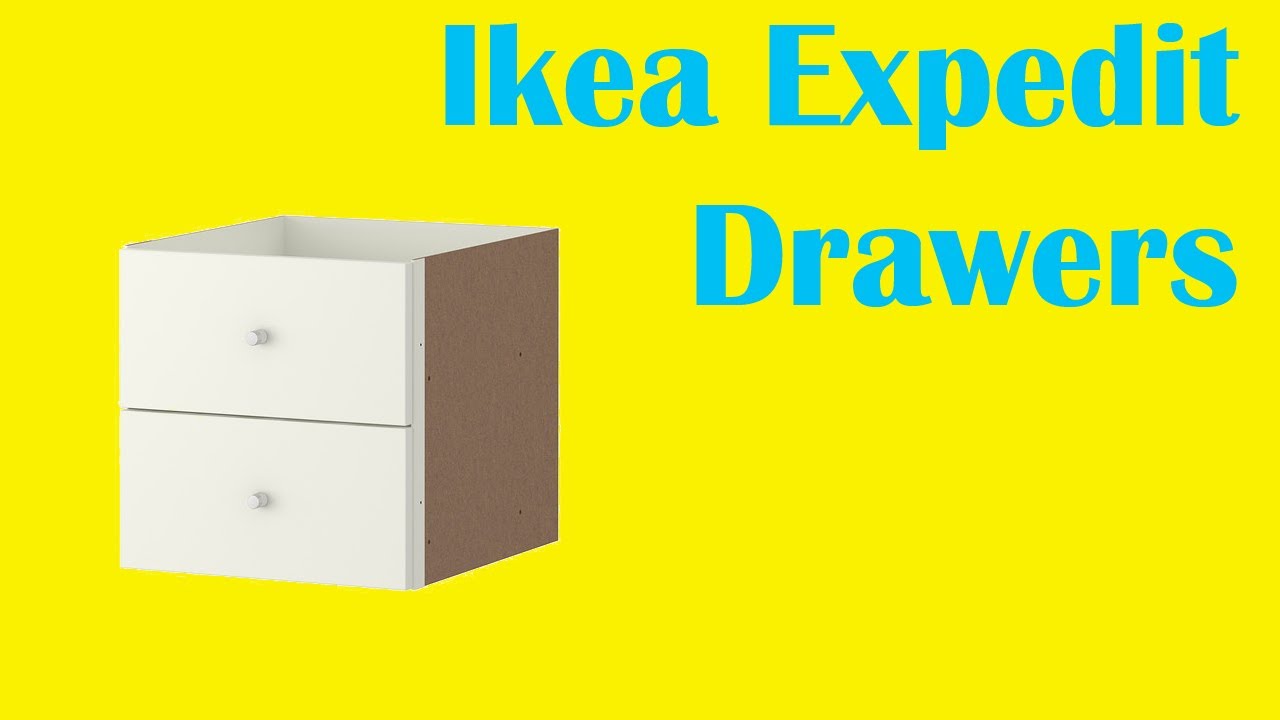Ikea Kallax Expedit Drawers Put Together Youtube