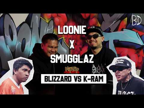 LOONIE × SMUGGLAZ | BREAK IT DOWN: Rap Battle Review E398 | BLIZZARD VS K-RAM