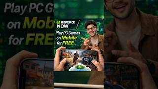 Play PC Games on Mobile FREE 😱 GeForce NOW India Launch! 🔥 #shorts #shortsfeed #youtubeshorts