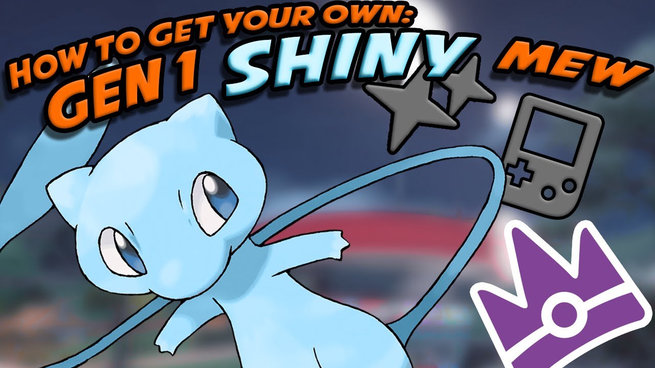 How to Get Shiny Mew in Pokemon Home from 3DS Pokemon Red & Blue (8F) 