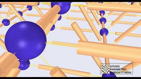 Parametric Spaceframe grasshopper3d - Studion Parametric Curiosity