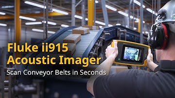 Fluke ii915 Acoustic Imager with MecQ Mode | Fast Conveyor System Inspection