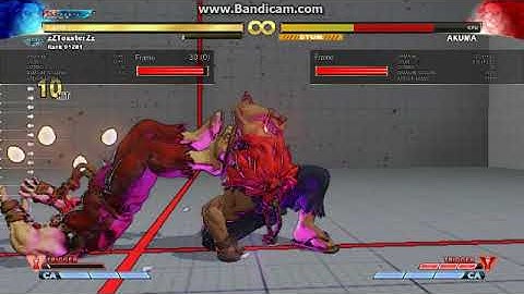 SFV:AE - Akuma VTrigger 1 setup