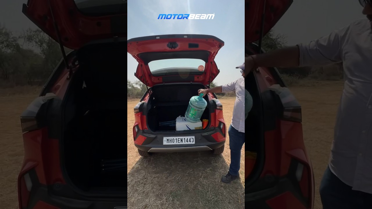 Tata Nexon Boot Space Test | MotorBeam 
