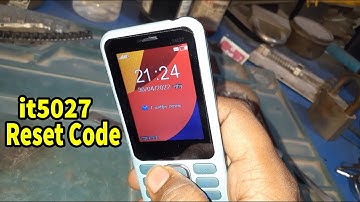 itel it5027 Reset Code, How To Factory Reset Itel Mobile Model it5027, How To Hard Reset Keypad