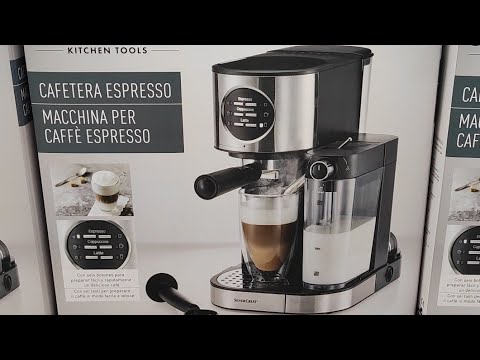 Mesin kopi cappuccino Espresso baru dengan buih susu Silvercrest Baru oleh  LIDL - YouTube