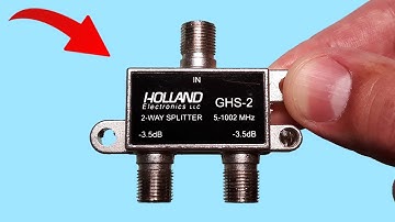 Verander uw splitter in een krachtige tv-antenne.