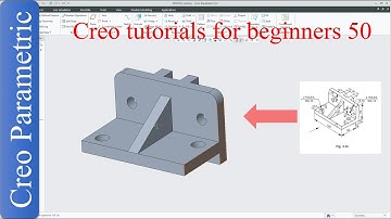 Creo parametric tutorials for beginners|creo|proE|tutorial-50