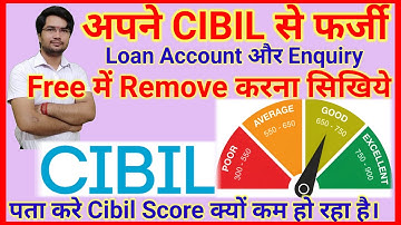 How To Remove CIBIL Enquiry | CIBIL से इन्क्वायरी कैसे Remove करें | CIBIL Score Dispute कैसे करें