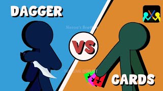 Supreme Duelist Stickman Animation : Dagger vs Card