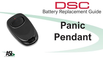 DSC Wireless Panic Pendant battery replacement