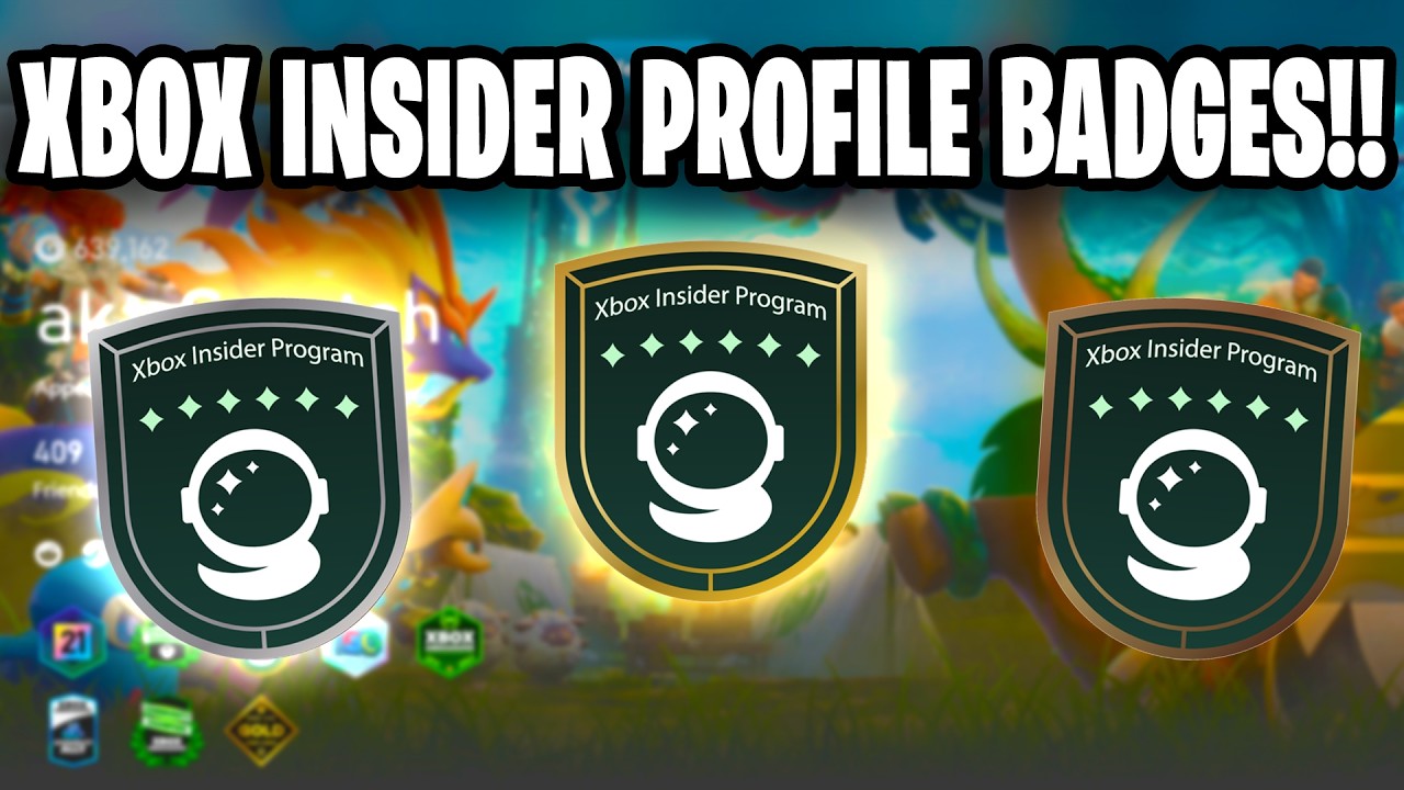 Earn the NEW Xbox Insider Badges (Gold, Silver & Bronze) – How To Get ...